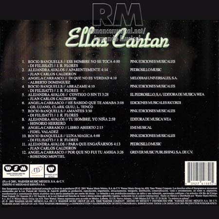 Portada - Ellas cantan