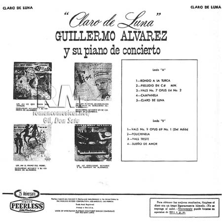 Tras - Gmo. Álvarez y su piano de concierto