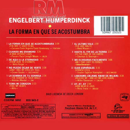 Tras - Egelbert Humperdinck