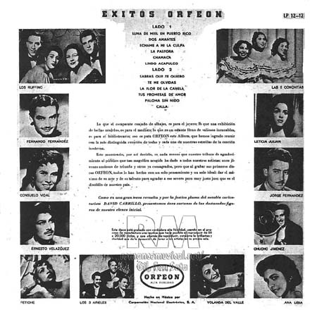 Tras - Éxitos Orfeón