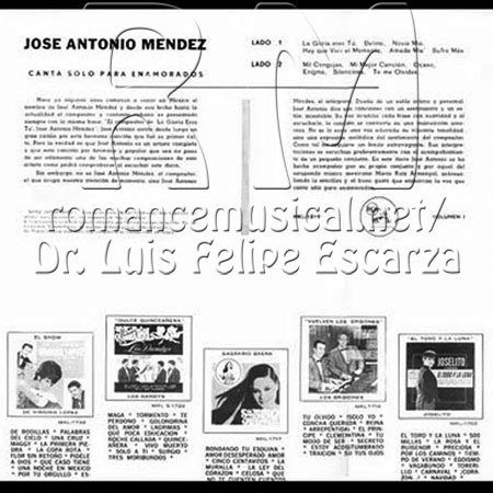 Portada - Canta sólo para enamorados